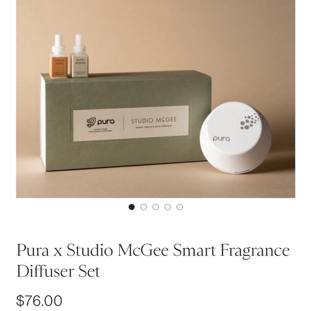 Pura Studio McGee diffuser.